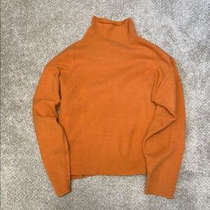JLUXLABEL Vibrant Orange Knit Sweater